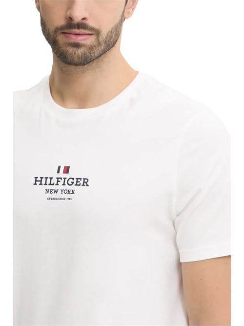 T-shirt ny bianco Tommy Hilfiger | MW0MW38980YBR